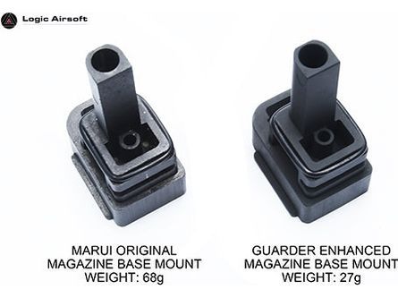 Guarder Aluminum Magazine Base Mount for Marui Hi-Capa 5.1 - Logic Airsoft