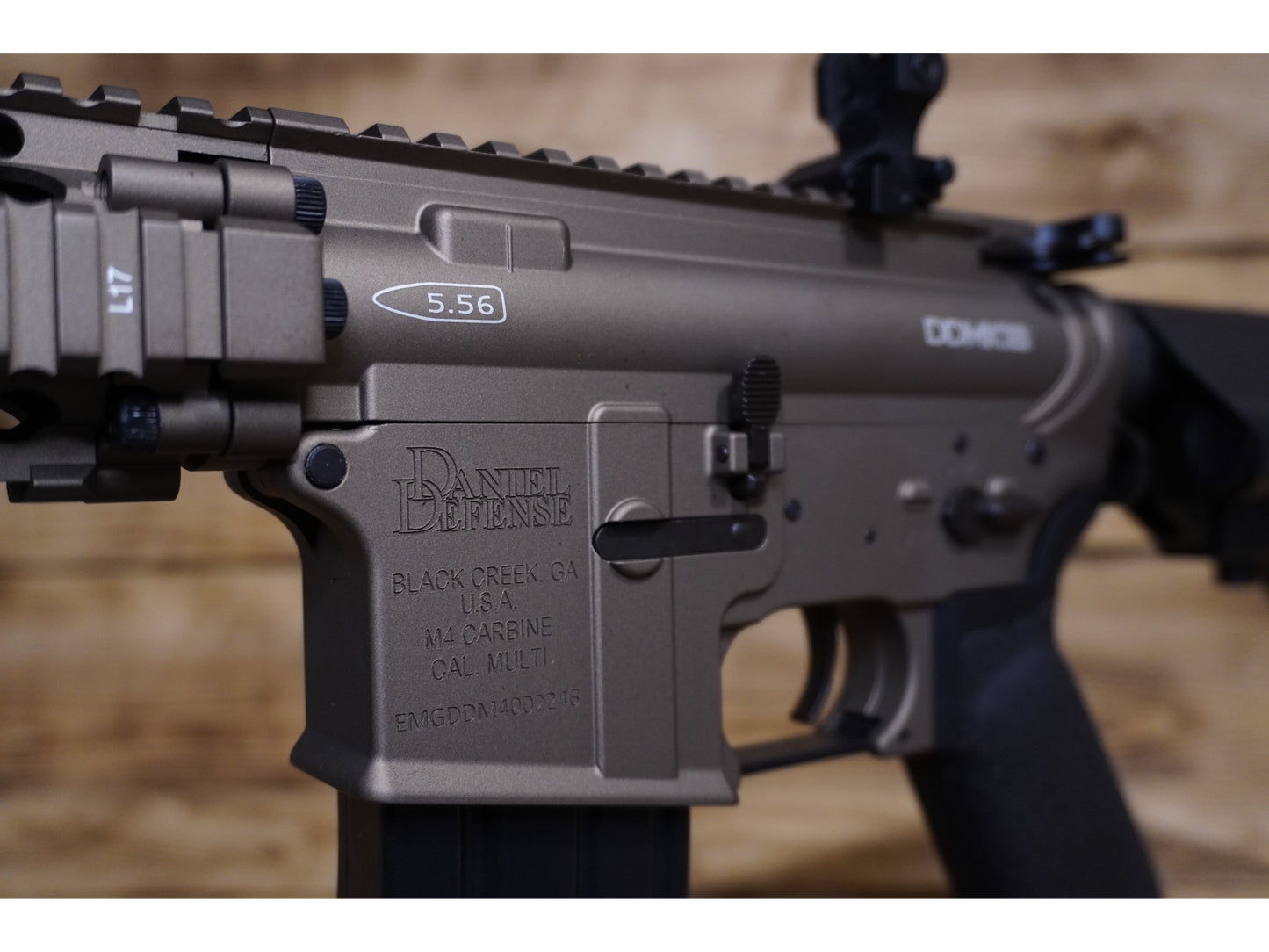 EMG Daniel Defense Licensed DDMK18 SBR Airsoft AEG Rifle w/ CYMA Platinum QBS Gearbox