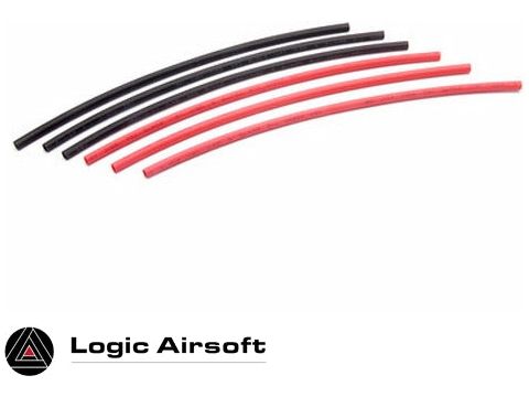 AIP 3mm Heat Shrink (Black & Red) - Logic Airsoft