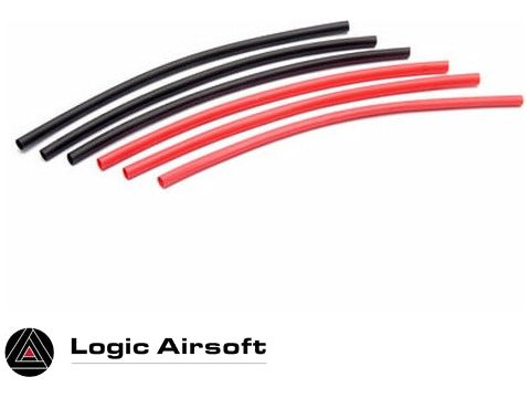 AIP 4mm Heat Shrink (Black & Red) - Logic Airsoft