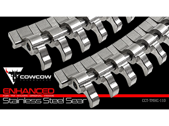 CowCow Enhanced Stainless Steel Sear For Tokyo Marui Hi-Capa - Logic Airsoft