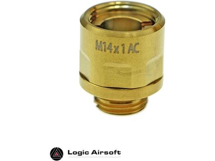 CowCow A01 Stainless Steel Silencer Adapter (11mm to 14mm) - Logic Airsoft