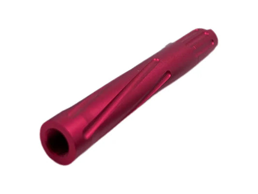 Unisoft Threaded Twisted Outer Barrel Solid for Hi-Capa 5.1 (Red) - Logic Airsoft